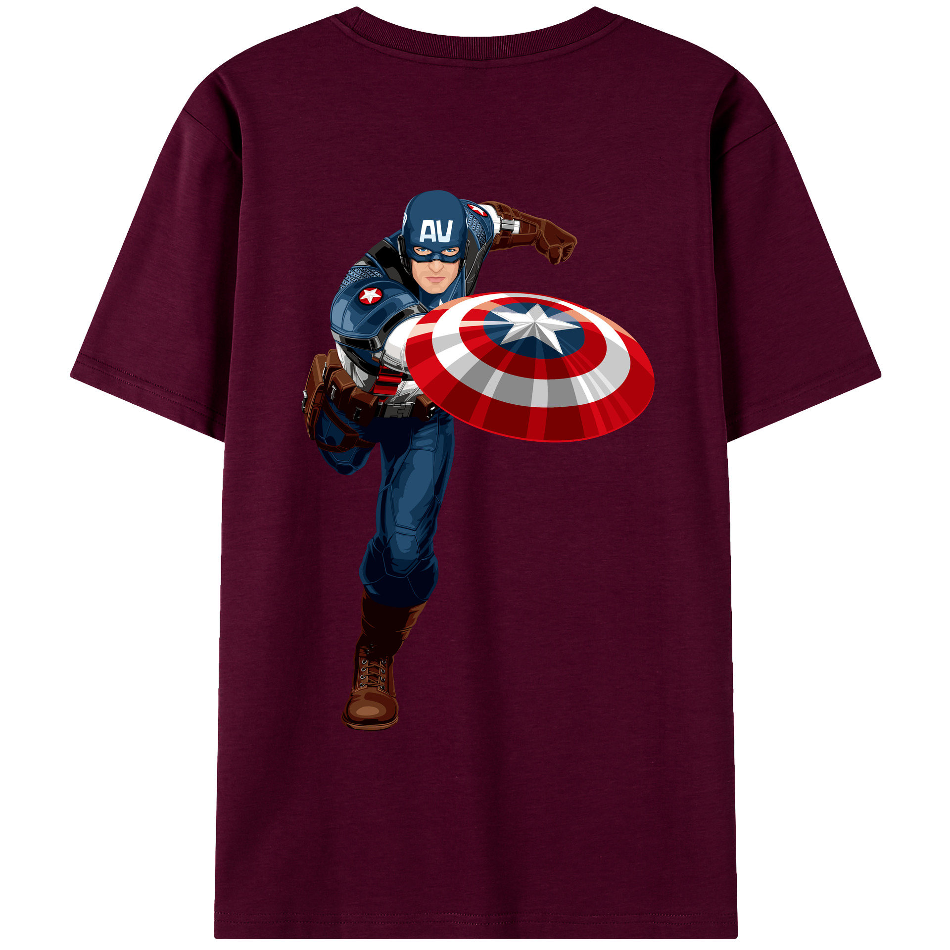 （画像用） アベンジャーズ The Avengers レディース半袖Tシャツ(バックプリント)